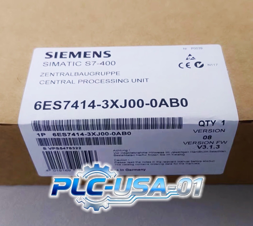 1PCS New Siemens 6ES7414-3XJ00-0AB0 PLC Module 6ES7414-3XJ00-0AB0 Fast shipping