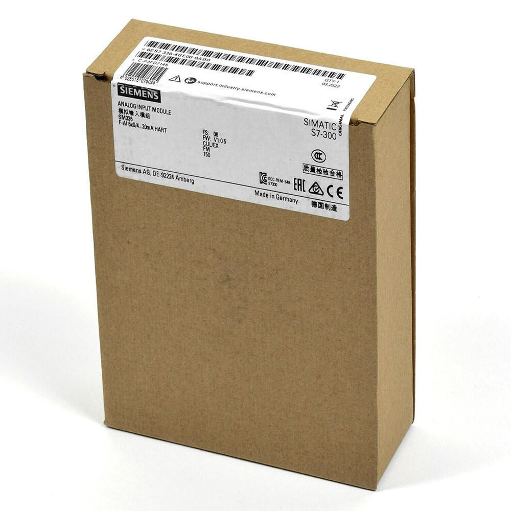 6ES7 336-4GE00-0AB0 NEW SIEMENS 6ES7336-4GE00-0AB0 S7-300 Analog Input Module