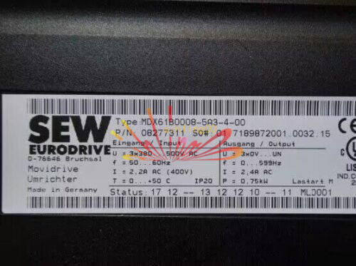 1pcs SEW MDX61B0008-5A3-4-00 NEW