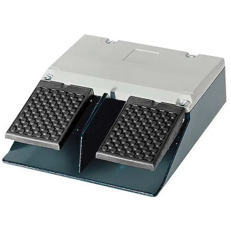 Siemens 3Se29321ab20 Footswtch, Gry, Aluminum, 2No/2Nc, Momentary