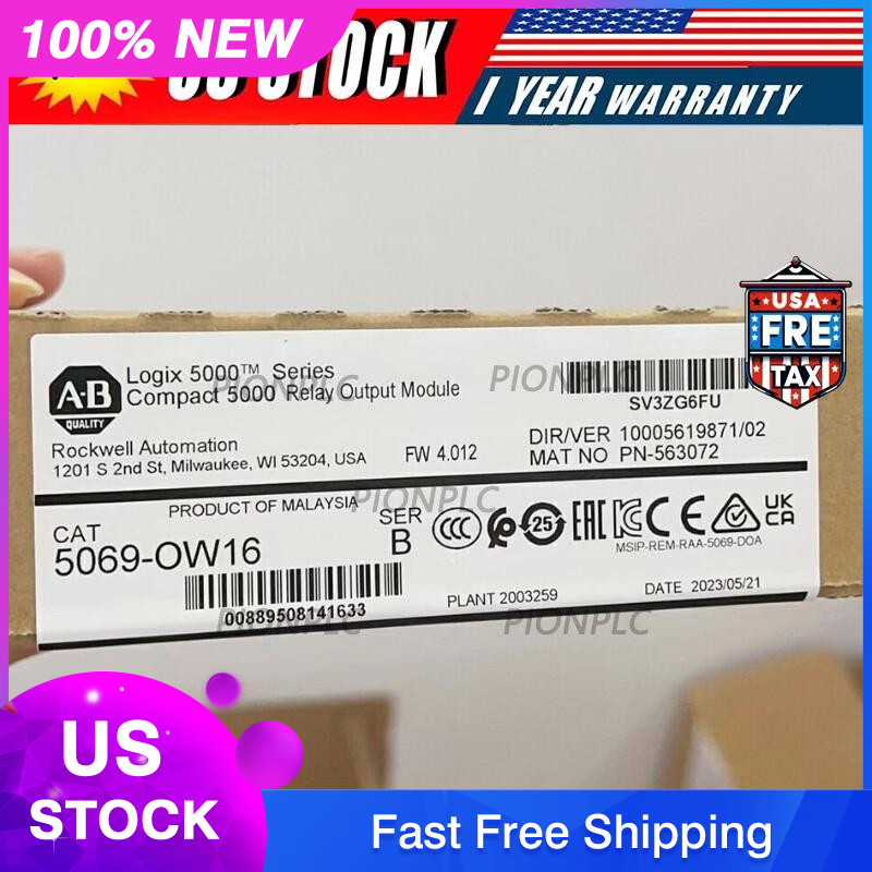 5069-OW16 New Compact 5000 Relay Output Module AB 5069OW16 Sealed US Free Tax