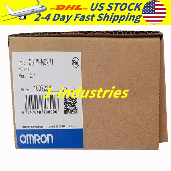 CJ1W-NC271 – Brand New OMRON 2-Axis Servo Control Module for CNC Machine