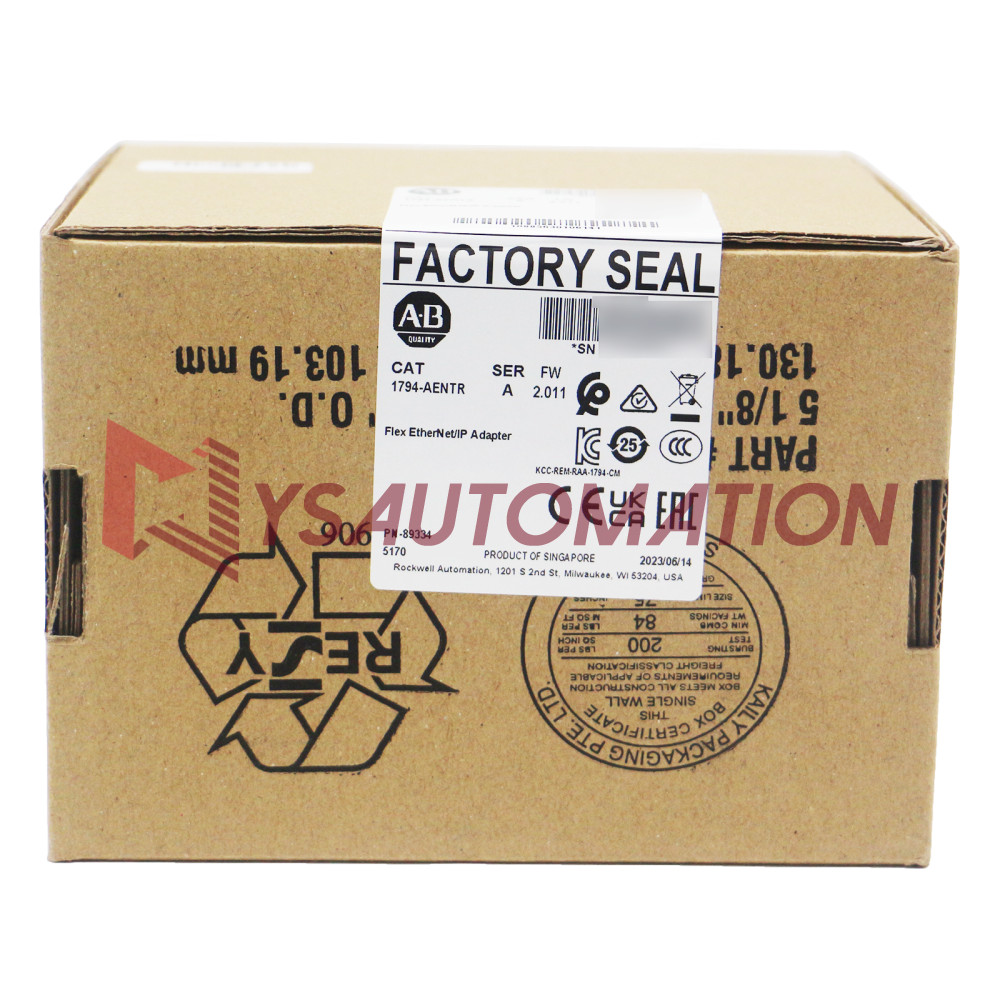 New Factory Sealed 1794-AENTR Allen-Bradley Flex EtherNet/IP Adapter Module PLC
