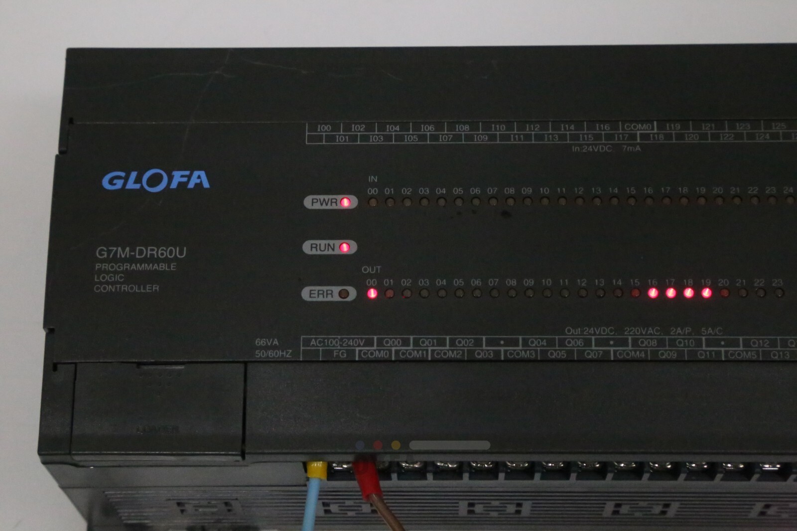 LS GLOFA used G7M-DR60U V2.00 Programmable Logic Controller PLC-I-2991=9T36