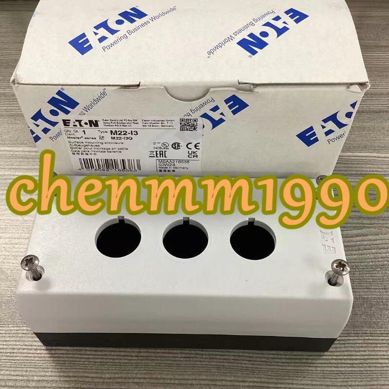 1PC NEW EATON MOELLER M22-I3 button 3-bit empty box #YT