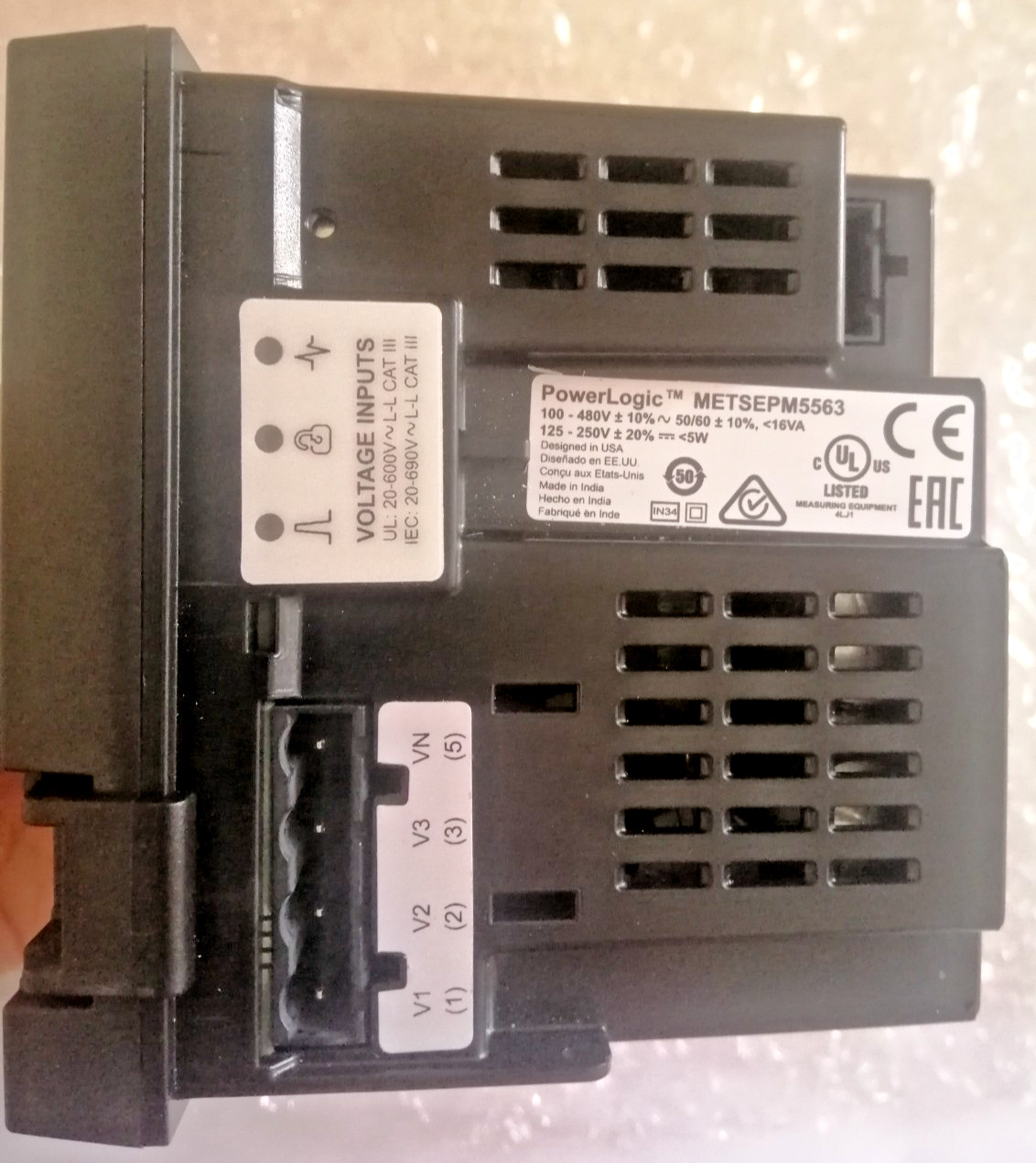 SCHNEIDER METSEPM5563 / PM5563 POWERLOGIC POWER METER – FAULTY ITEM