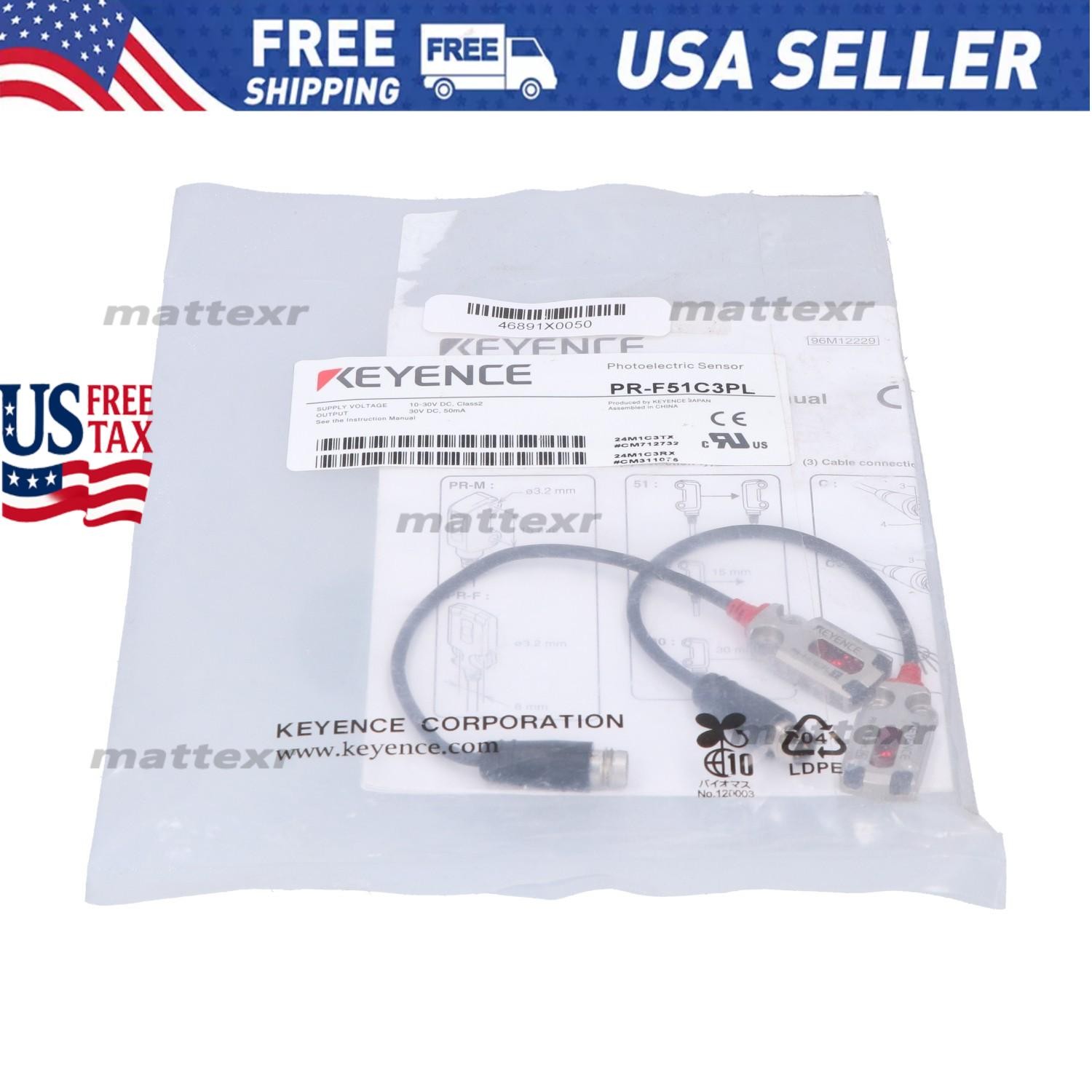 Keyence PR-F51C3PL New NFP Sealed