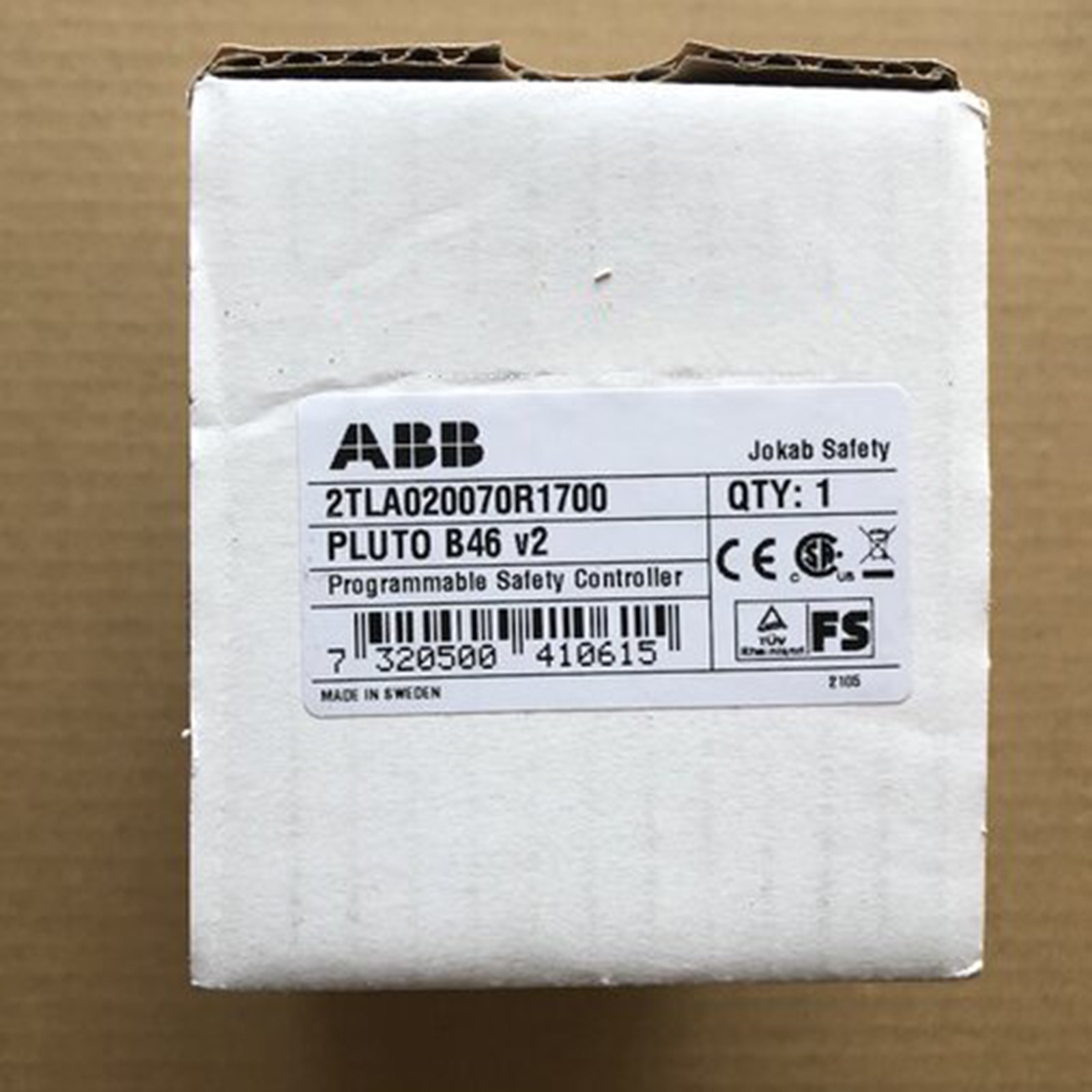 one new ABB 2TLA020070R1700 Programmable Safety Controlle DHL SHIPPING
