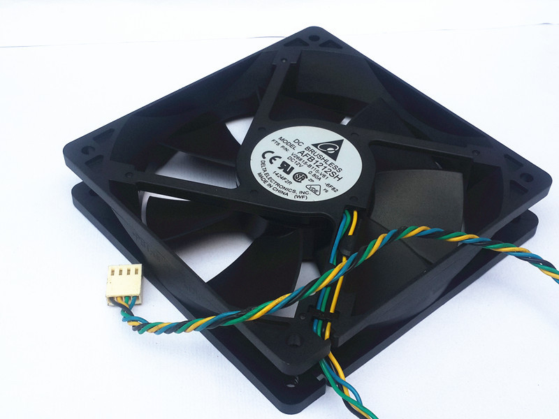 DELTA AFB1212SH 120*120*25mm 12V 0.8A 4pin PWM Case Cooling Fan #