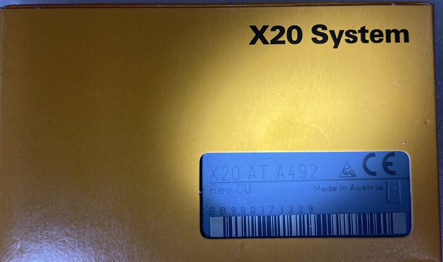 X20 SYSTEM X20 AT A492, REV CO. Brand New, ** Ship from US **