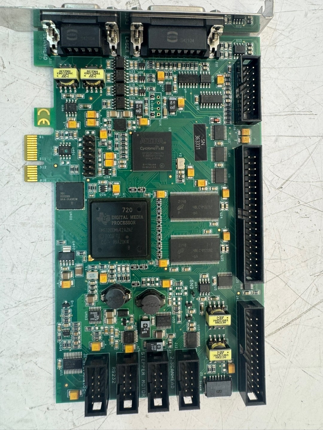 SCANDEAD 133036 Marking on the Fly Interface Board FedEx Power-On Tested Used