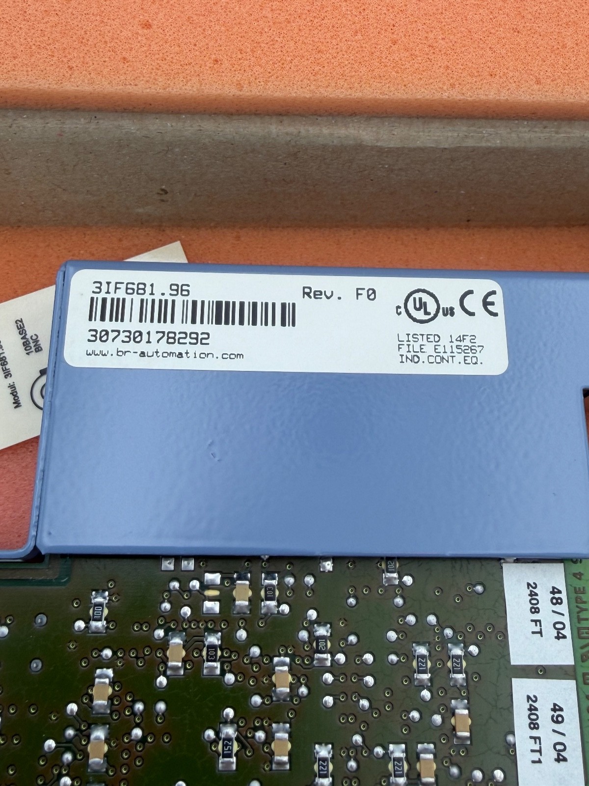 B&R 3IF681.96 REV.F0 Interface Module RS232 Ethernet RJ45 -Free 2nd Day Air
