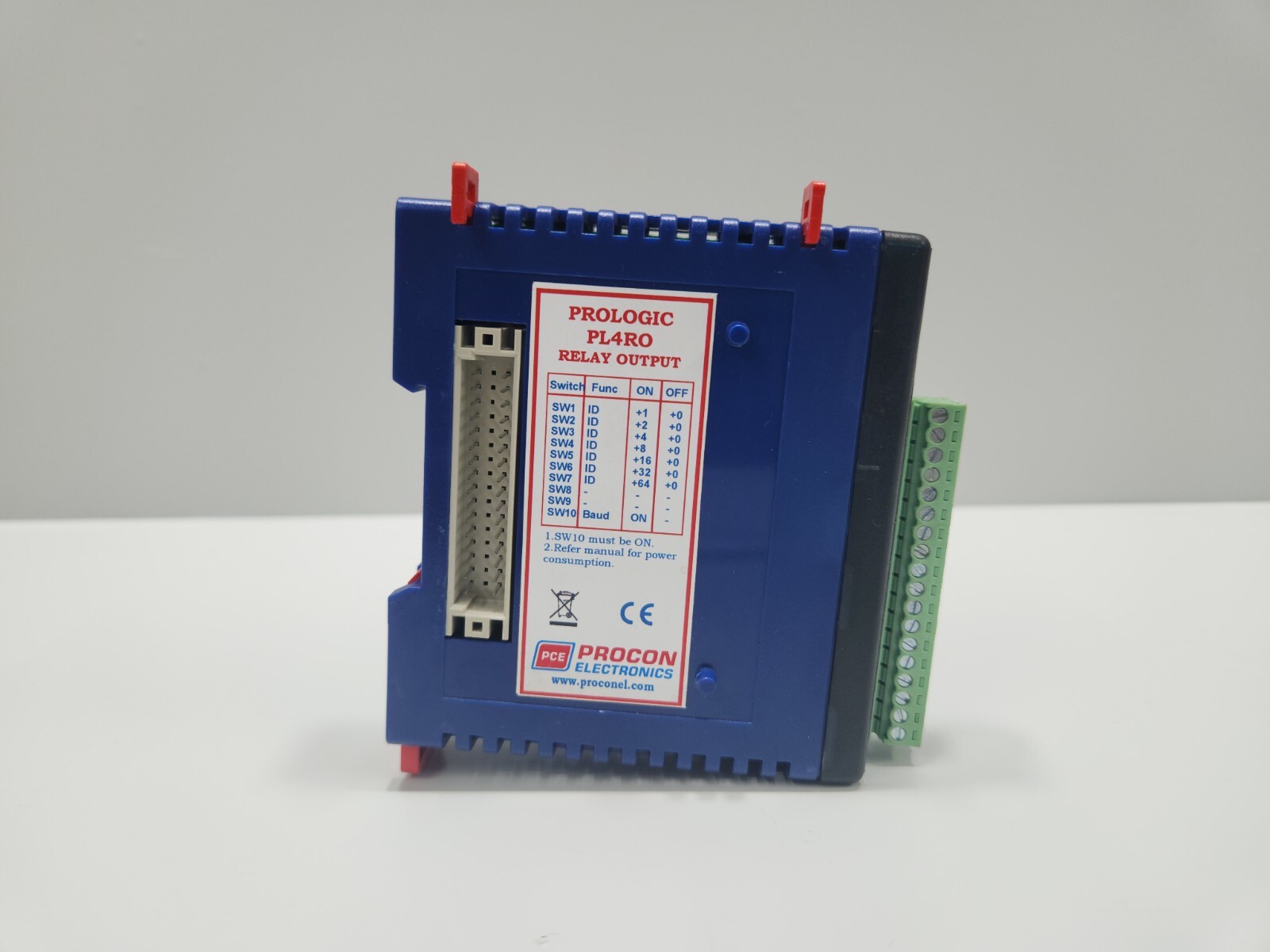 PROCON PROLOGIC PL4RO RELAY OUTPUT MODULE