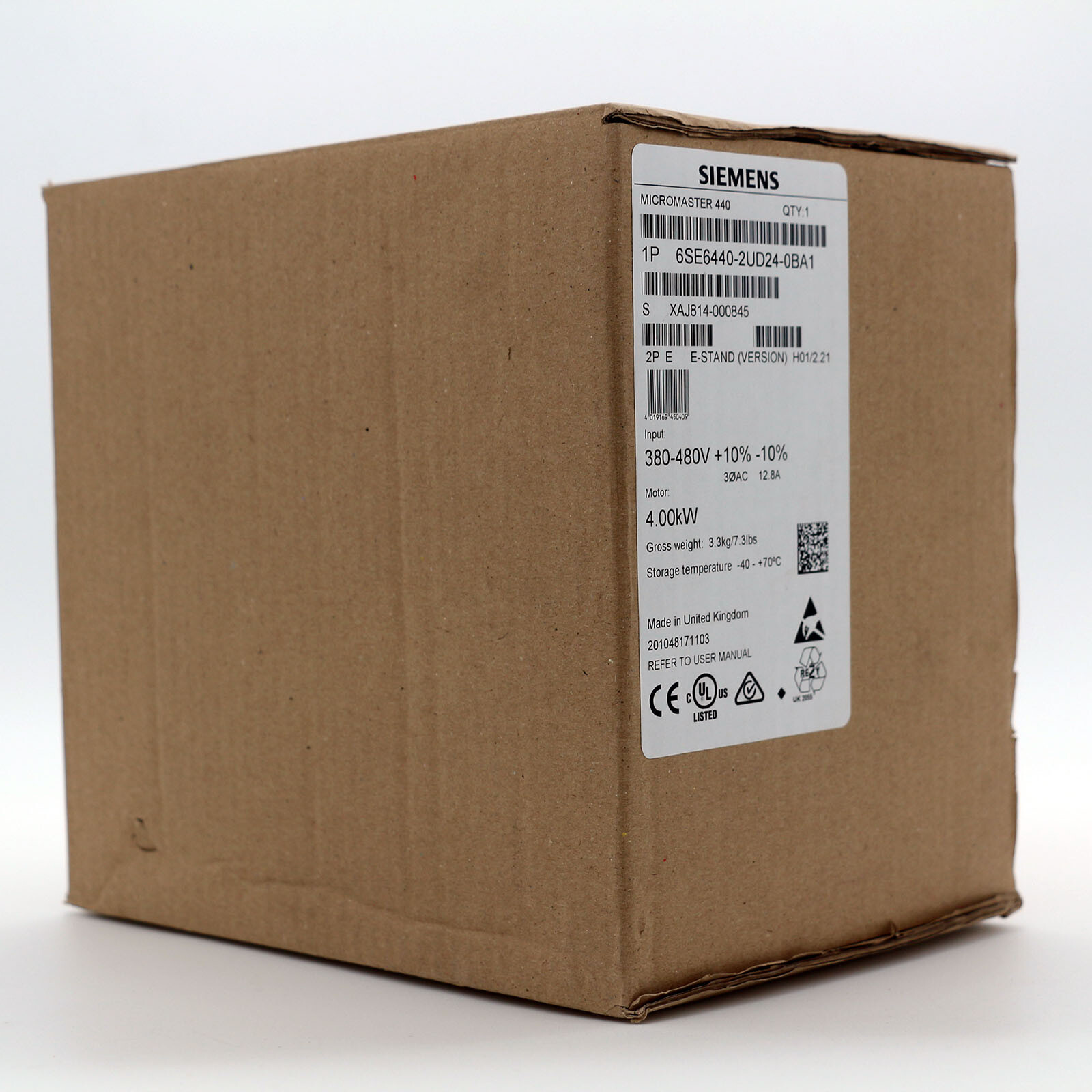 1PCS New in box Siemens 6SE6440-2UD24-0BA1 6SE64402UD240BA1 380V 4KW Inverter