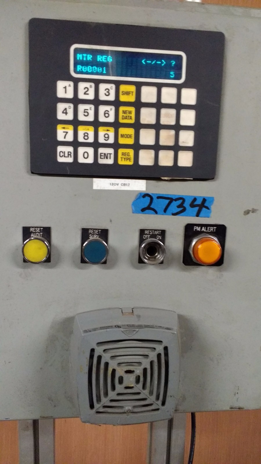 KEP Model # 2-GE-90 control box with stack lights w/ GE Fanuc 90-30 PLC no stand