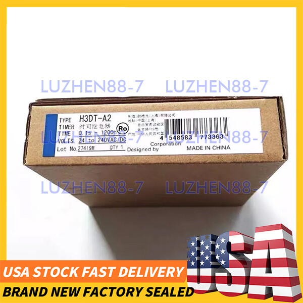 Factory Sealed Omron H3DT-A2 AC/DC24-240 Power-On Delay Timer Free Shipping
