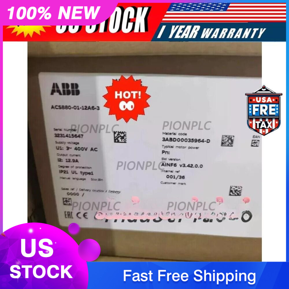 ACS880-01-12A6-3 NEW ABB Frequency Converter ACS880-01-12A6-3