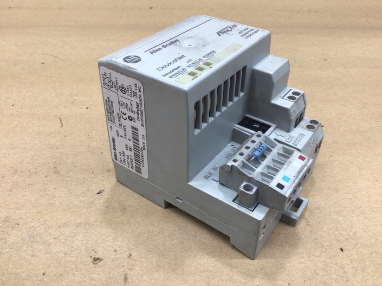 AB/ALLEN BRADLEY 1794-ADN DEVICE NET FLEX I/O ADAPTER #4010K19IAC