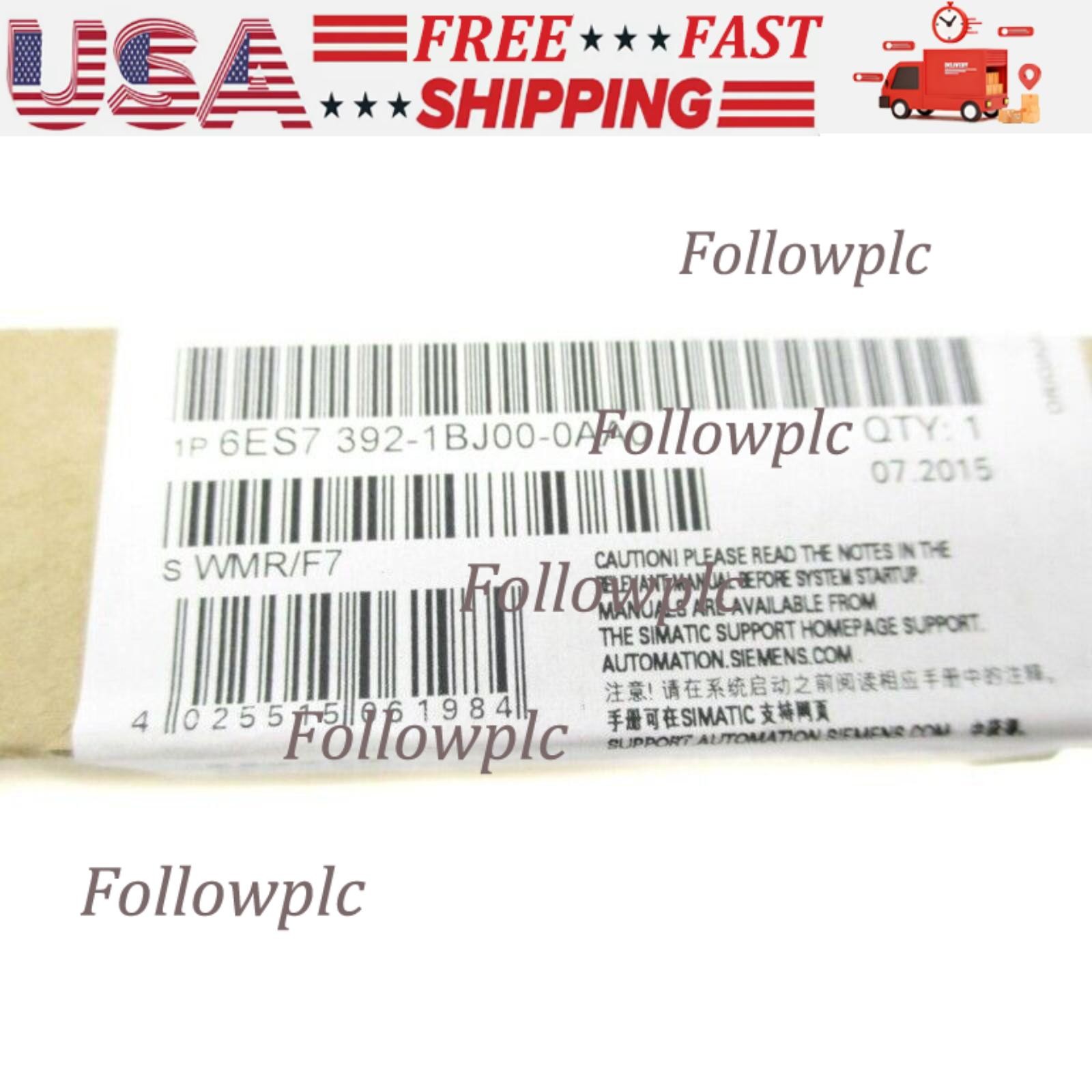 NewSiemens 6ES7392-1BJ00-0AA0 6ES7 392-1BJ00-0AA0 SIMATIC S7-300 Front connector