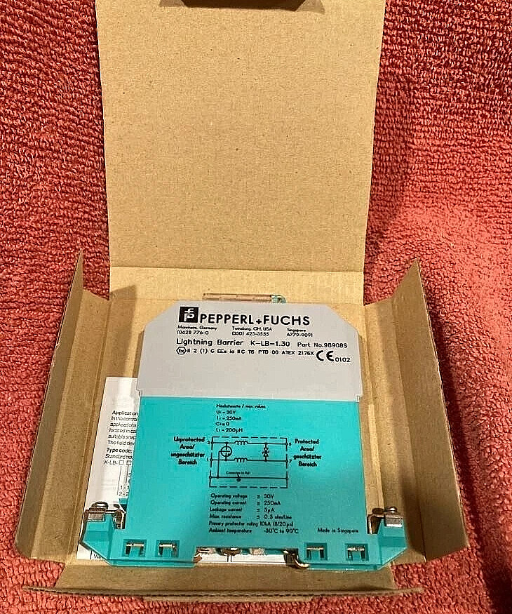 098908 Pepperl+Fuchs K-LB-1.30G Surge Protector Lightning Barrier
