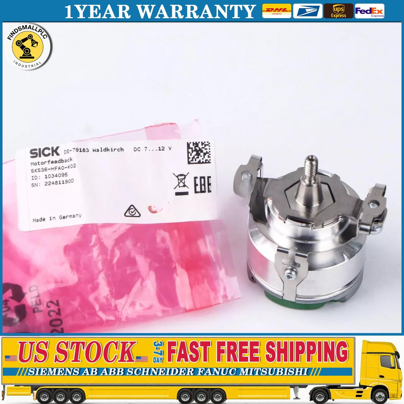 New SICK SKS36-HFA0-K02 1034095 SKS36HFA0K02 Encoder Photoelectric Proximity
