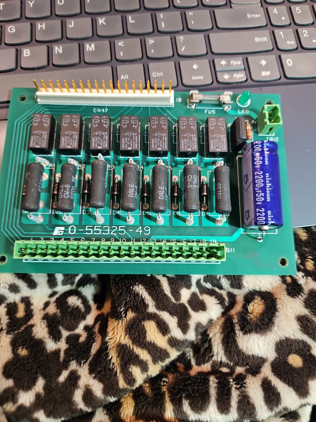 Reliance Electric 0-55325-49 Drive Relay Circuit Board PLC