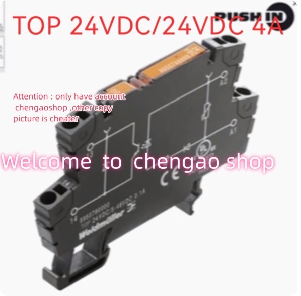2 PCS NEW TOP 24VDC/24VDC 4A 1254880000 Solid State Relay#B693H CL