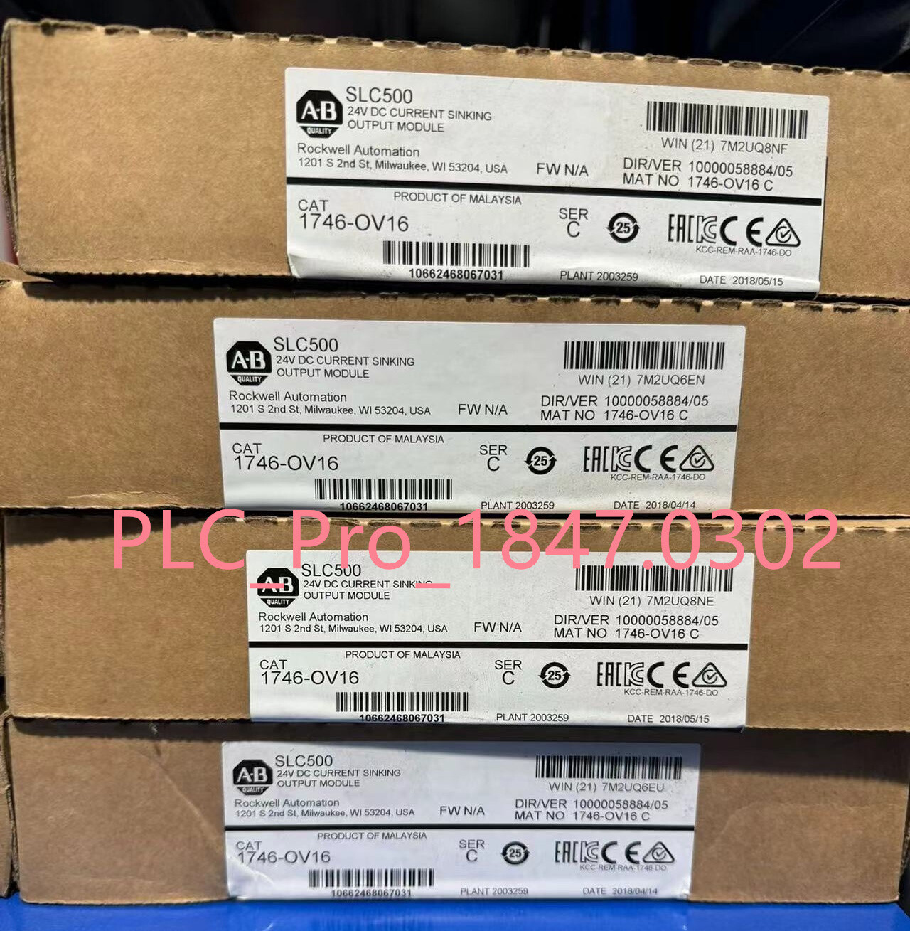 1PCS New Allen Bradley 1746-OV16 Digital Output Module Ser C 1746-OV16 Fast ship