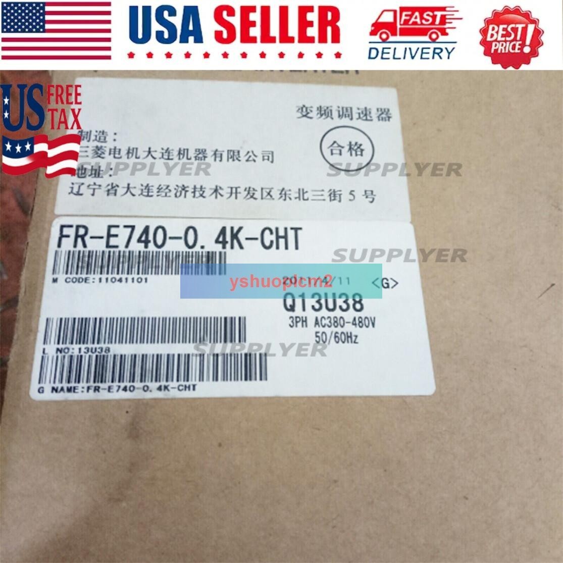 1PC New Mitsubishi FR-E740-0.4K-CHT PLC Module Inverter Box Fast Shipping