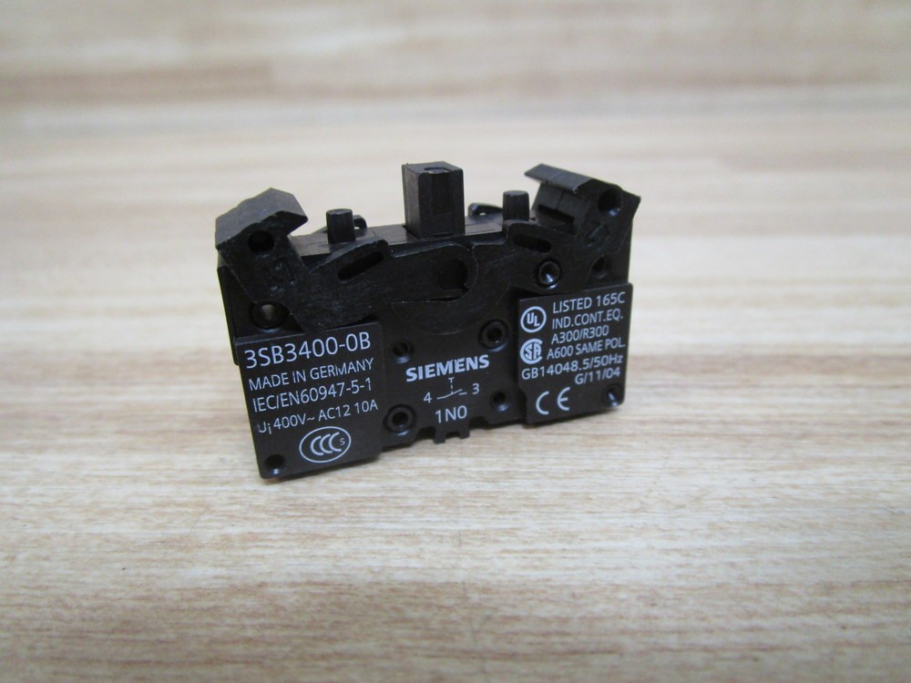 Siemens 3SB3400-0B Contact Block 3SB34000B (Pack of 10)