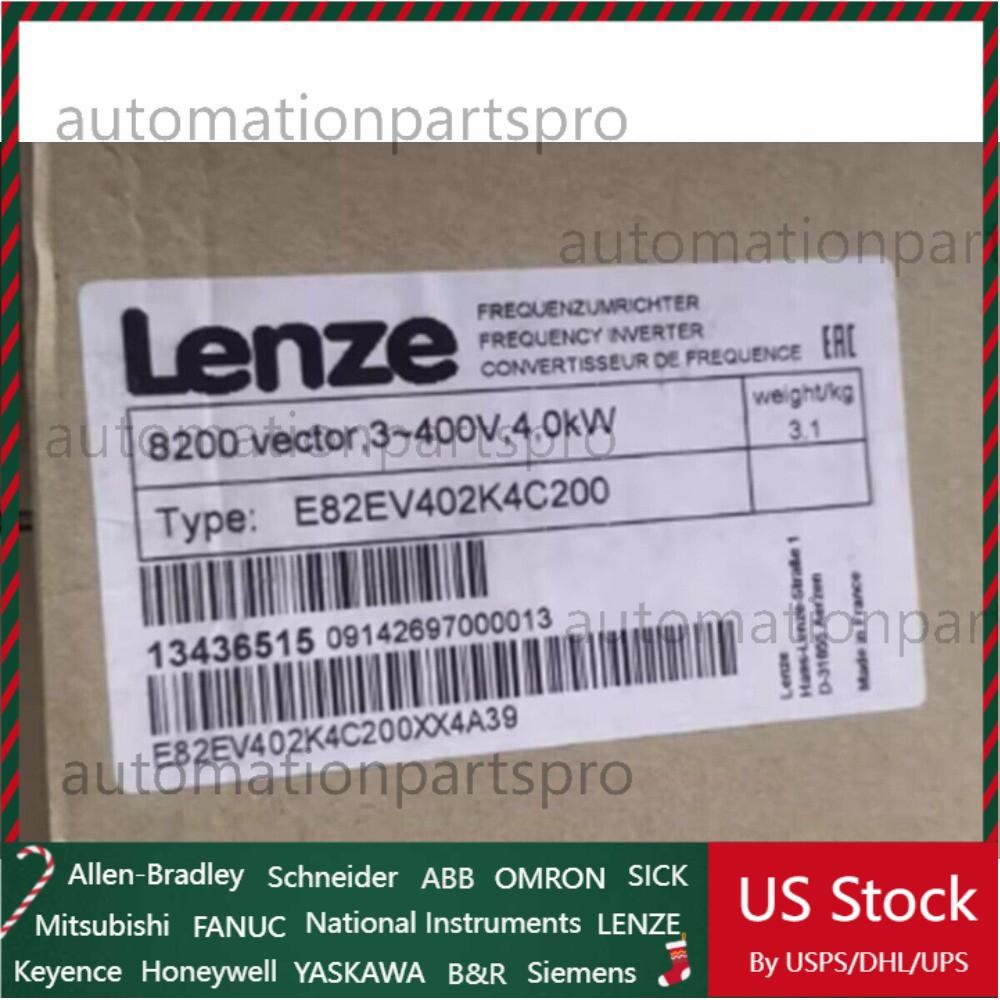 US Free TAX E82EV402K4C200 1PC NEW Lenze Frequency Inverter Drive E82EV402K4C200