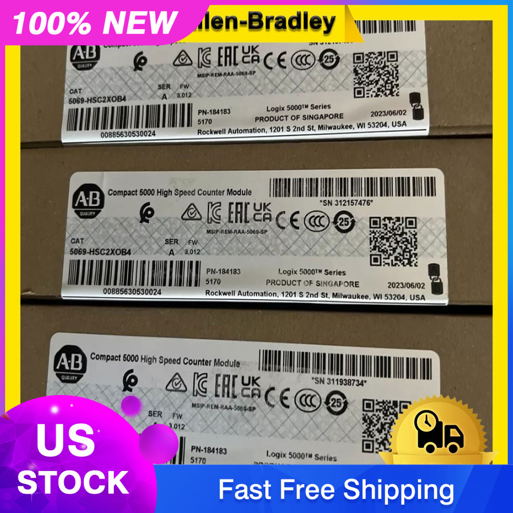 New Sealed AB 5069-HSC2XOB4 CompactLogix High Speed Counter Module