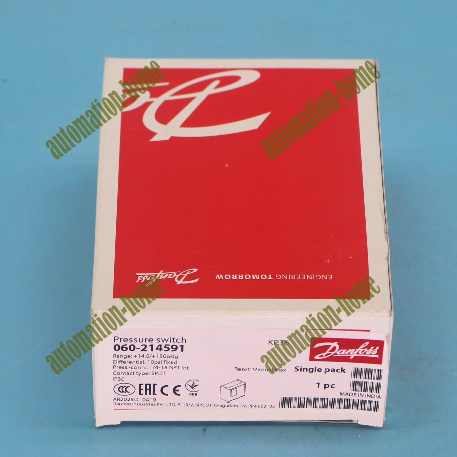 1pc New DANFOSS 060-214591 KP36 Pressure switch In Box Free Shipping#QW