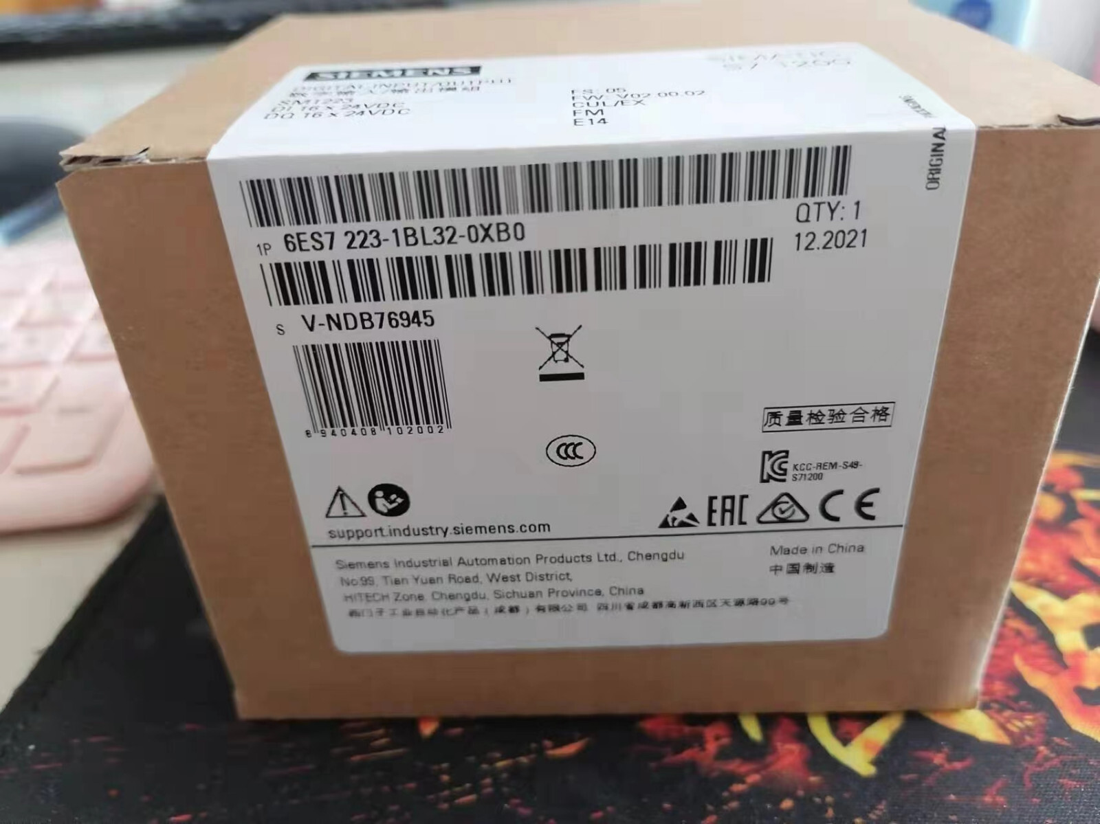 New Sealed SIEMENS 6ES7223-1BL32-0XB0 I/O Module 6ES72231BL320XB0