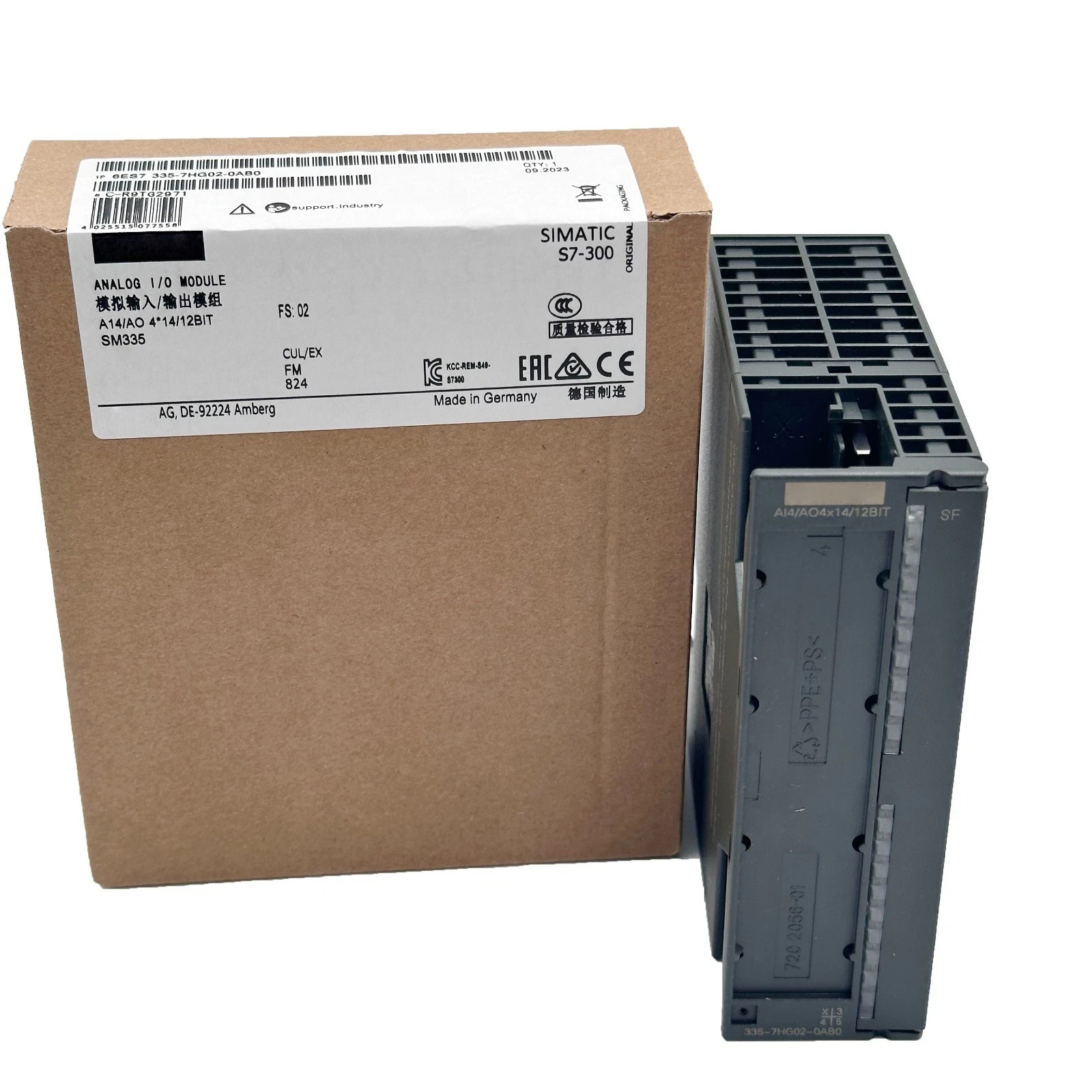6ES7335-7HG02-0AB0 1PCS Brand New Siemens 6ES7 335-7HG02-0AB0 Fast delivery