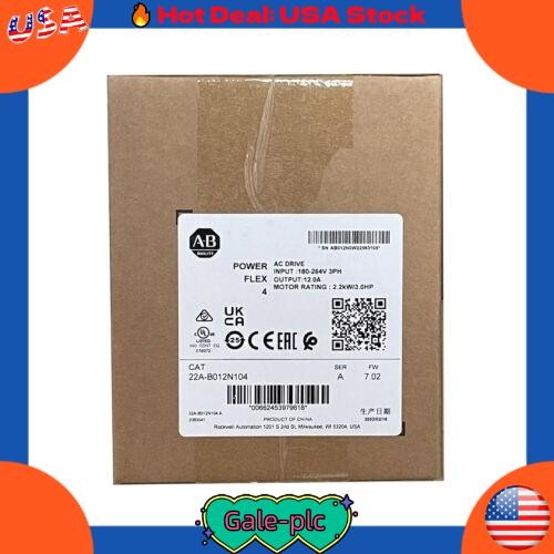 Factory Sealed Allen-Bradley 22A-B012N104 /A Powerflex 4 AC Drive US Free Tax