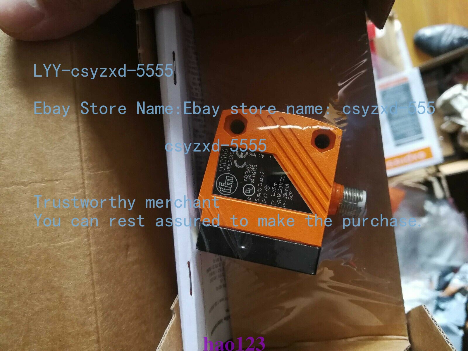 IFM O1D106 01D106 Photoelectric Sensor New One Expedited Shipping