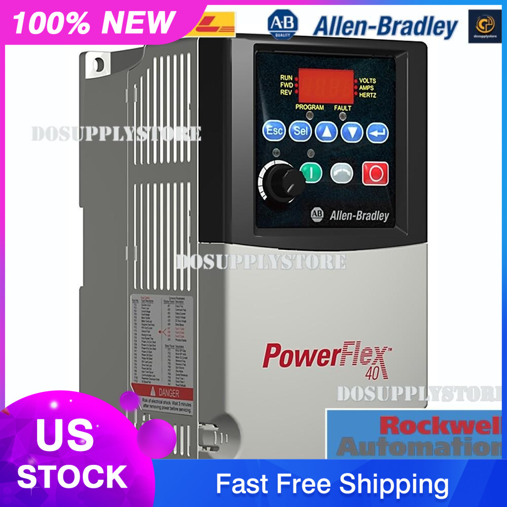 22B-D6P0N104 Allen-Bradley PowerFlex 40 2.2KW/3.0HP AC Drive 22BD6P0N104 ! AB