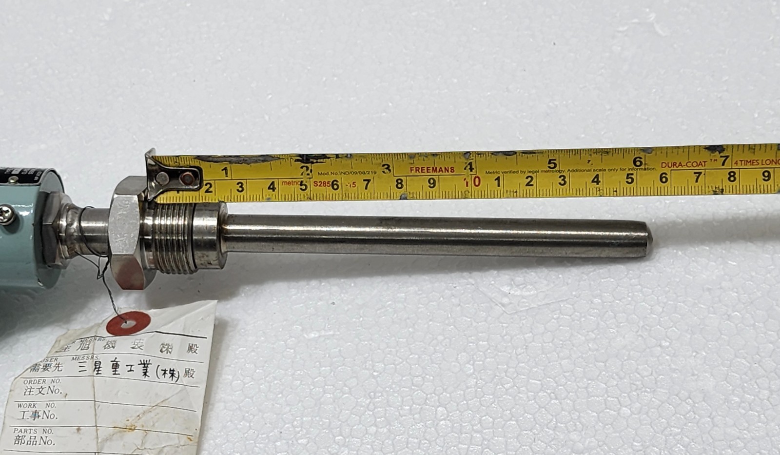 Meiyo Electric PTR-L Resistance Bulb Pt100Ω, 300°C, L=135mm