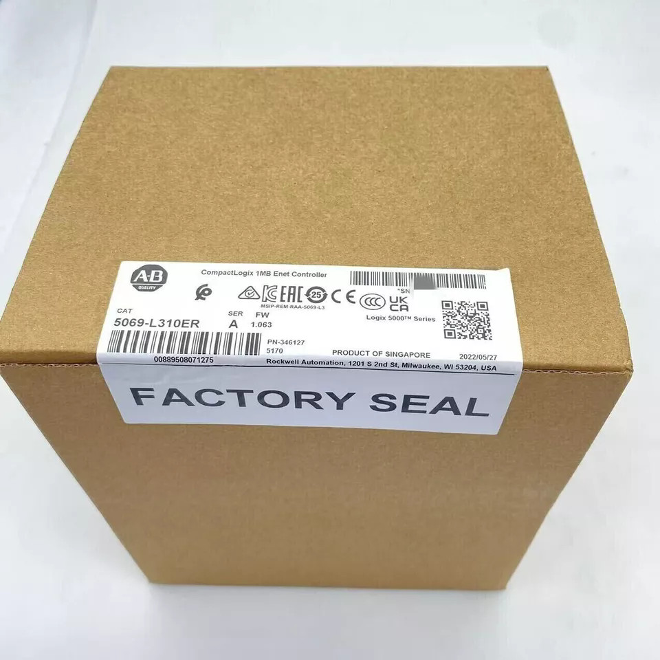 New Sealed 5069-L310ER Series A CompactLogix 5380 1MB Enet Motion Controller