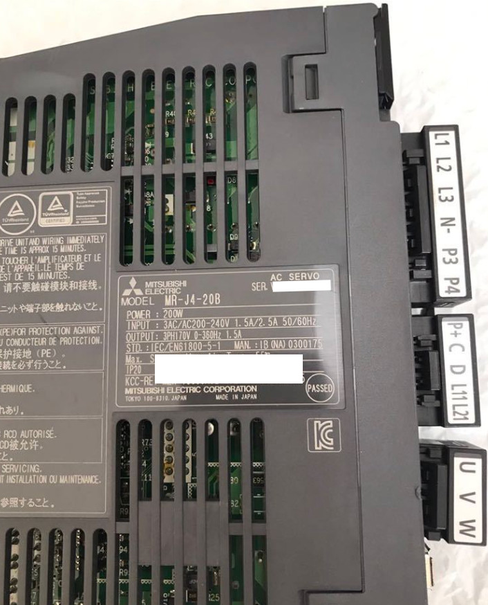 Mitsubishi MR-J4-20B Servo Drive MELSERVO Used From Japan