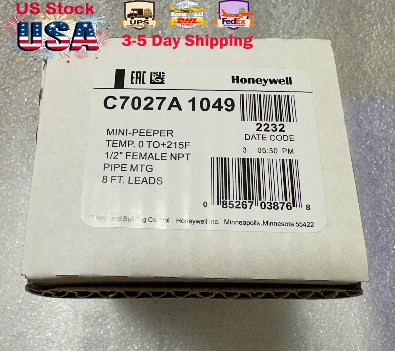 One Honeywell C7027A1049 C7027A-1049 Flame Detector Sensor Fast Ship US Free TAX