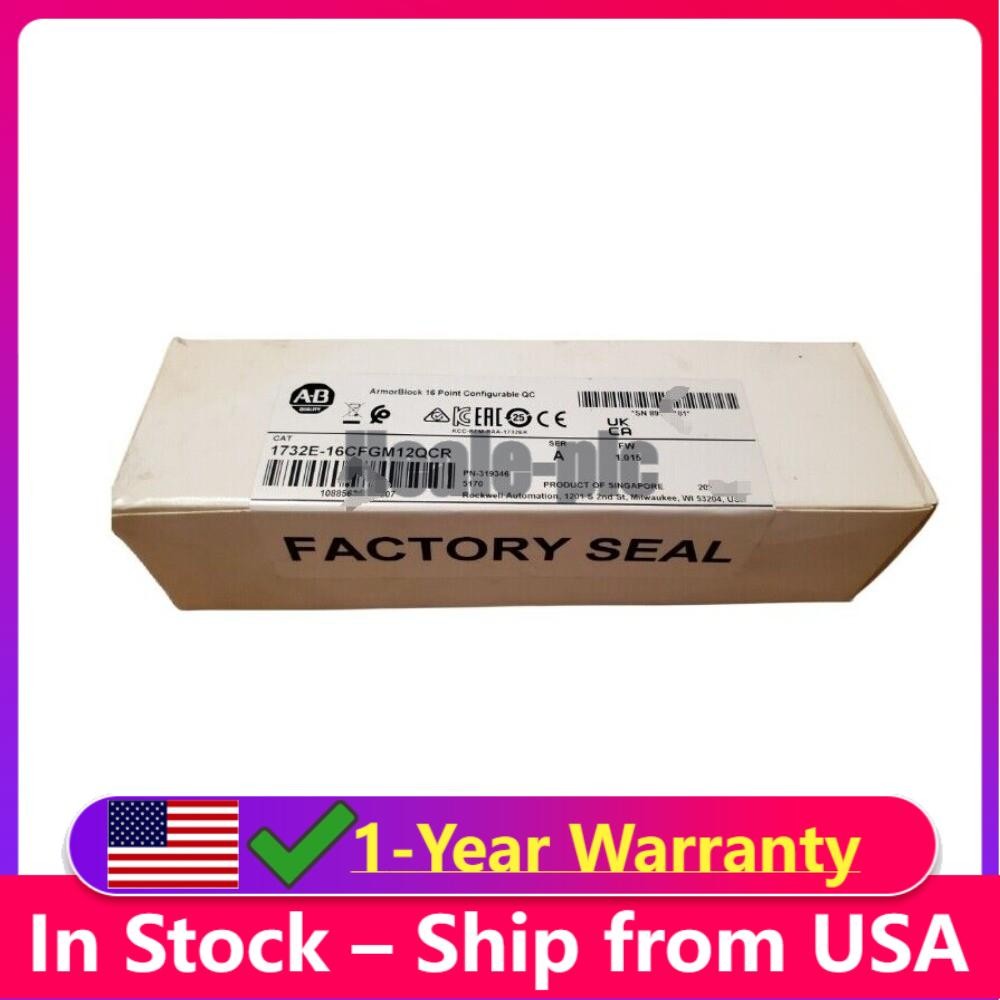 AB 1732E-16CFGM12QCR Allen-Bradley Armor Block Factory Sealed Box US Free Tax
