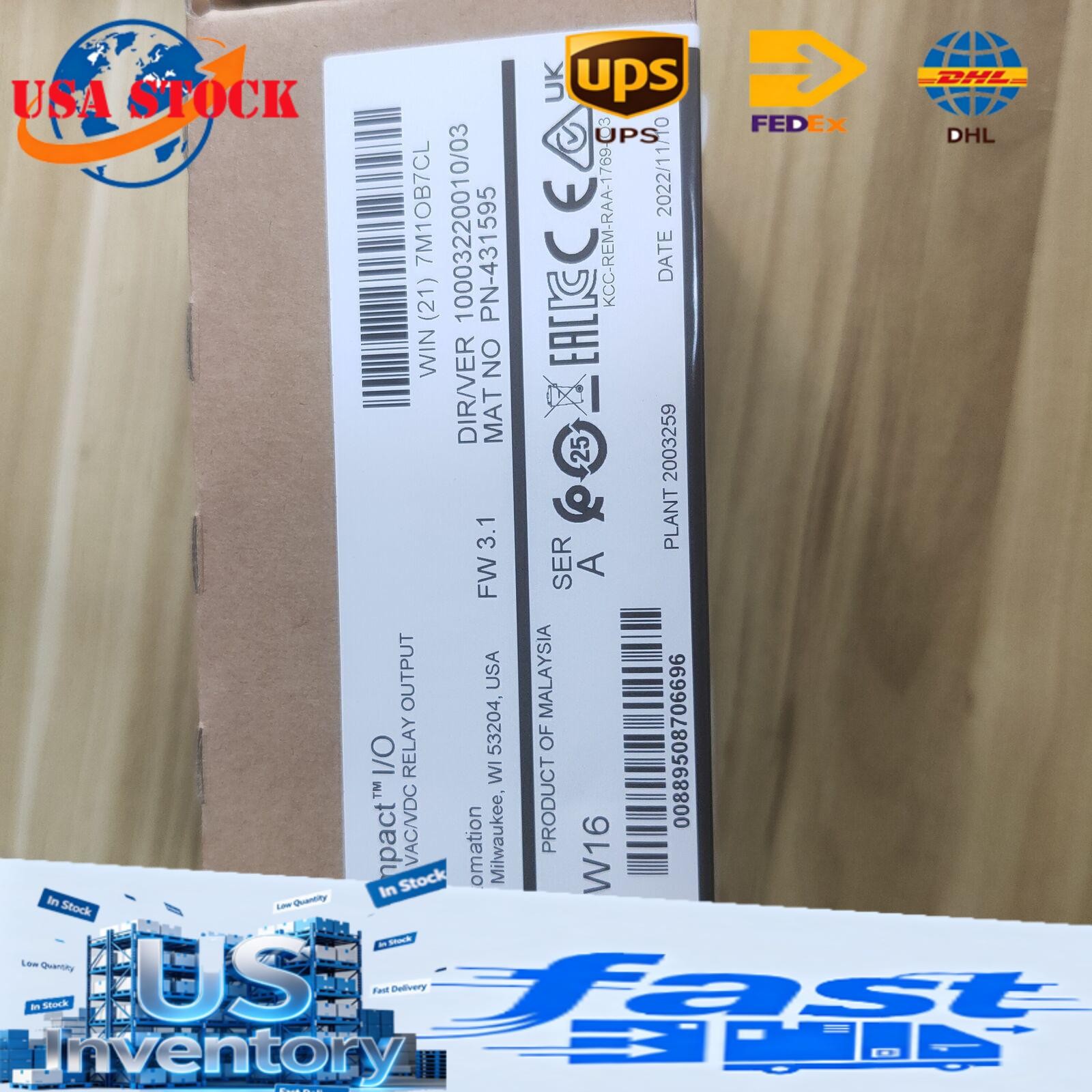 New Sealed Allen-Bradley 1769-OW16 CompactLogix Relay Output Module US Free Tax