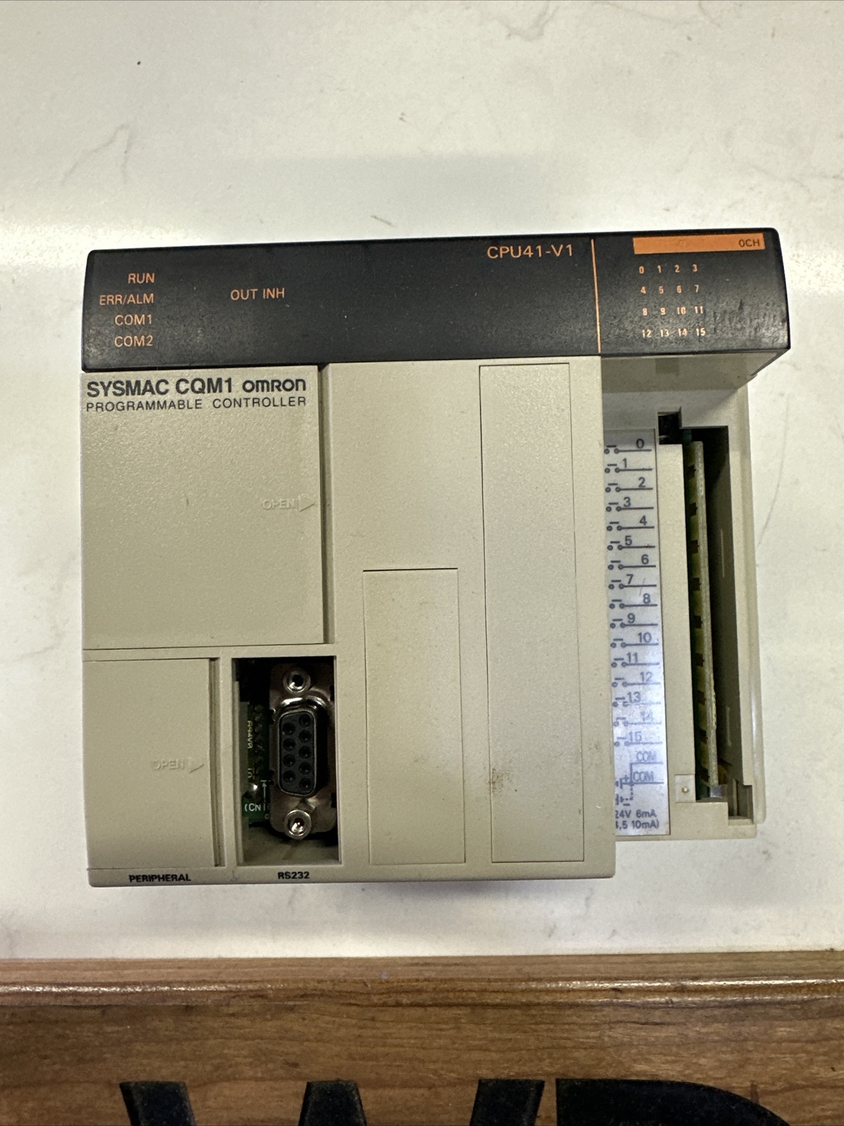 OMRON 1PC Used CQM1-CPU41-EV1 CQM1CPU41EV1 DHL Fast delivery