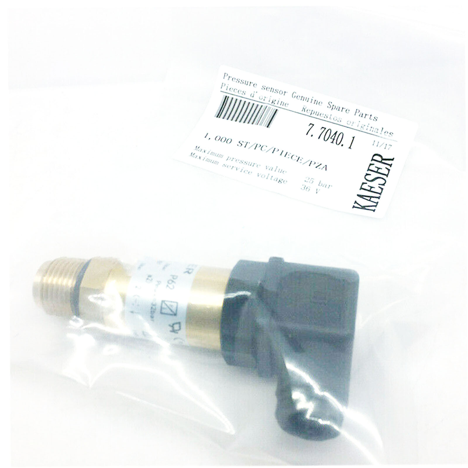 New In Box KAESER 7.7040.1 Pressure Sensor Transducer