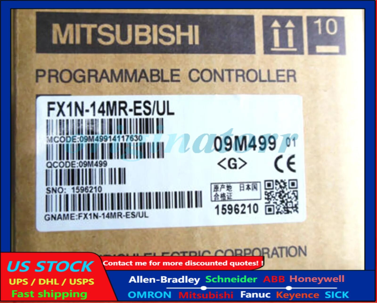 FX1N-14MR-ES/UL 1PCS NEW MITSUBISHI Programmable Controller FX1N-14MR-ES/UL