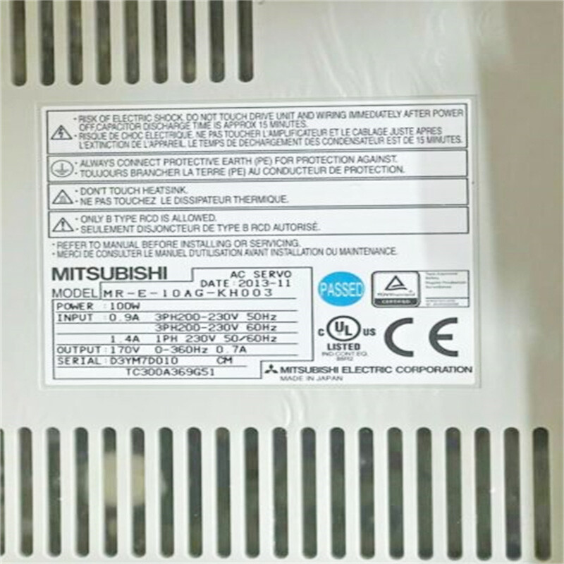 One New Mitsubishi MR-E-10AG-KH003 Servo Drive Expedited Shipping