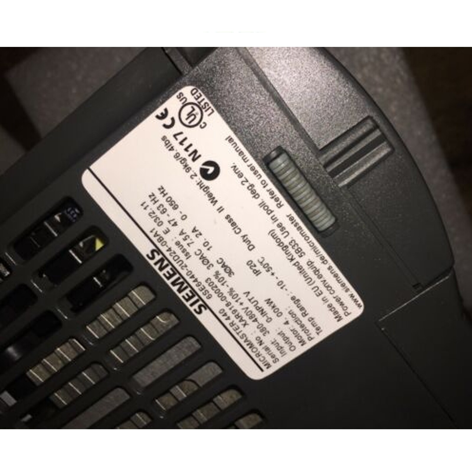 New Siemens 6SE6440-2UD24-0BA1 6SE6 440-2UD24-0BA1 MICROMASTER440 without filter