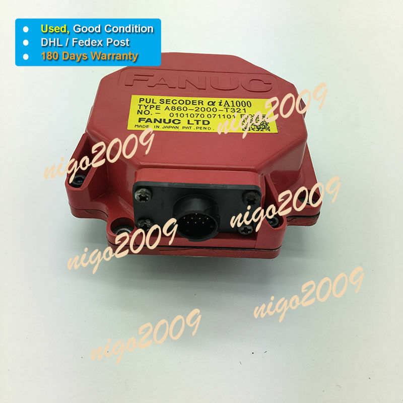 1PC Used FANUC Pulse Coder aiA1000 Type A860-2000-T321 Encoder 180 Days Warranty
